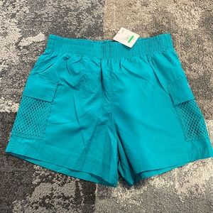 Puma Teal Activewear Shorts NEW Women's Size Large